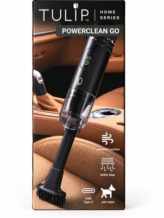 Tulip Other - Tulip PowerClean Go Portable Vacuum - Black